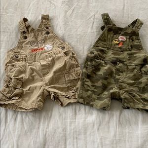 2 shorts overalls - baby boy